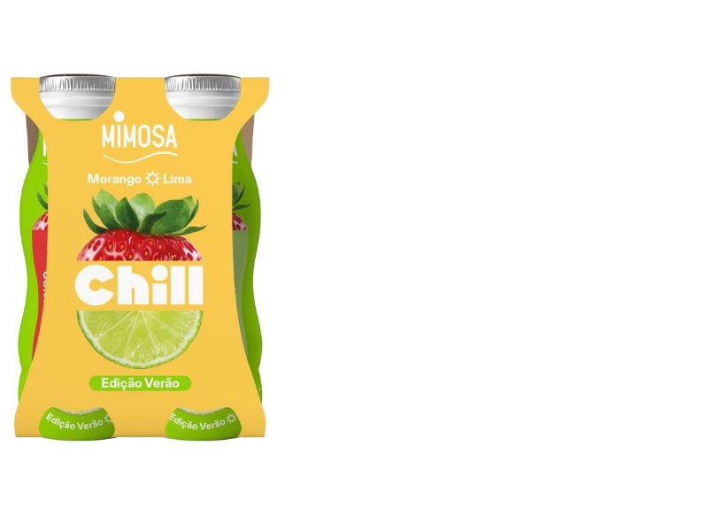 Iogurte Magro Liquido Mimosa Morango Lima 4X151 ml
