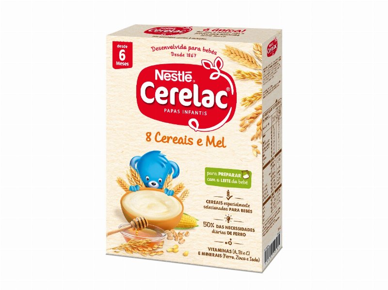 Farinha Não Láctea Cerelac 8 Cereais E Mel 250 g