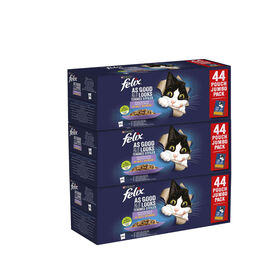 Comida Húmida Para Gato Adulto Mix Purina Felix