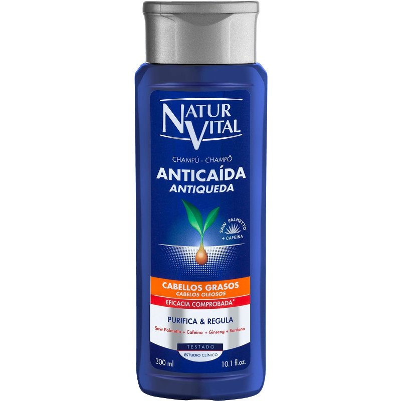 Champô Anti-Queda Para Cabelo Oleoso 300 ml