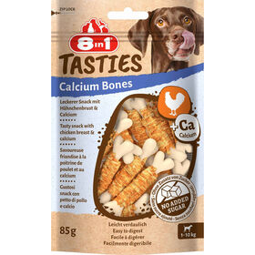 Snack Ossos Para Cão Tasties Cálcio Frango 8 In 1 85 g