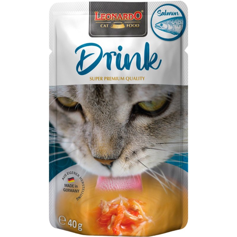 Alimento Húmido Para Gato Drink Sabor Salmão 40 g