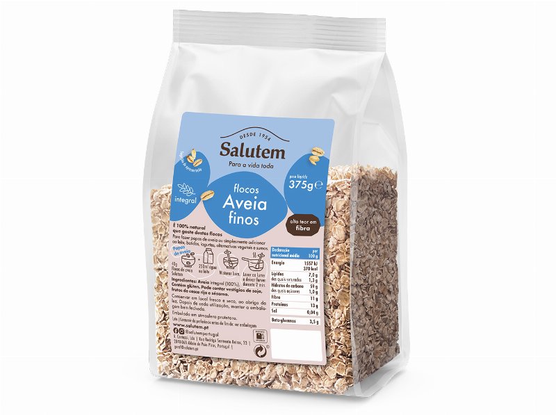 Flocos Salutem Aveia Finos Integrais 375 g