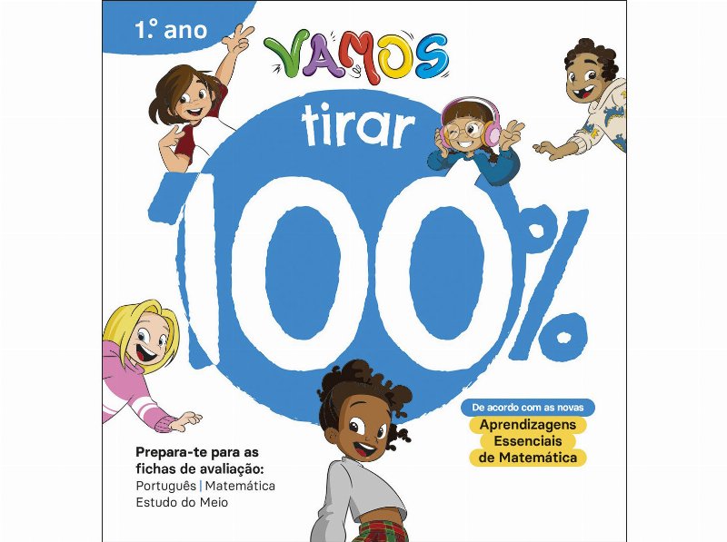 Livro Vamos! - Vou Tirar 100% 1.º Ano