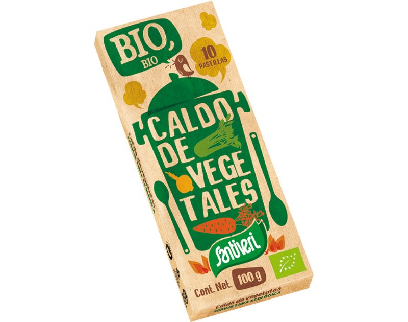 Caldo Santiveri Vegetal Biológico 100 g