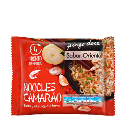 Noodles Sabor A Camarão Pingo Doce 0.085Kg