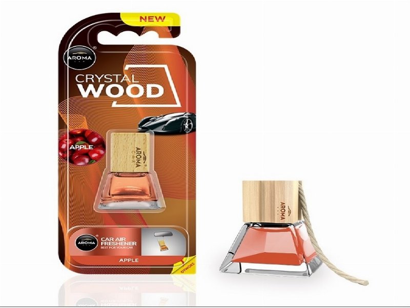 Ambientador Auto Aroma Car Crystal Wood Maçã 7 ml