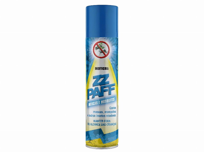 Inseticida Aerossol Zz Paff Moscas E Mosquitos 400 ml
