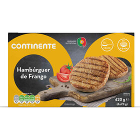 Hambúrguer De Frango Continente 420 gr (6 Un)