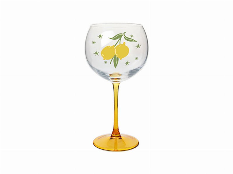 Cálice Vidro Actuel Pé Amarelo 60 cl
