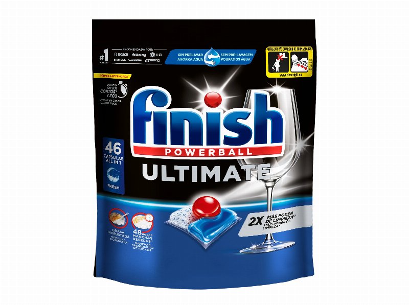 Detergente Loiça Máquina Finish Ultimate Regular 46P