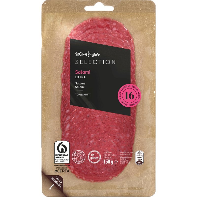 Salame Extra Em Fatias Sem Glúten 150 g