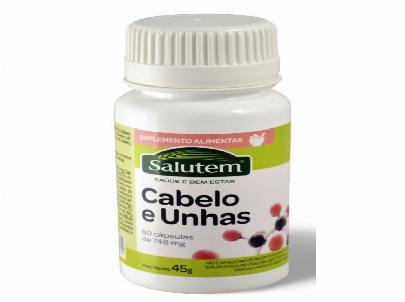 Suplemento Salutem Cabelo E Unhas 60 Cápsulas