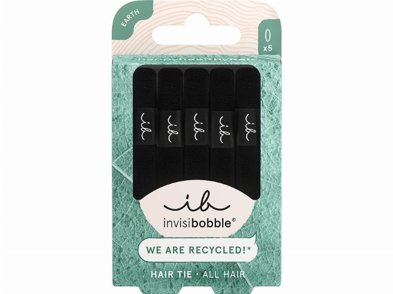 Elásticos Invisibobble Ecotie Preto X5