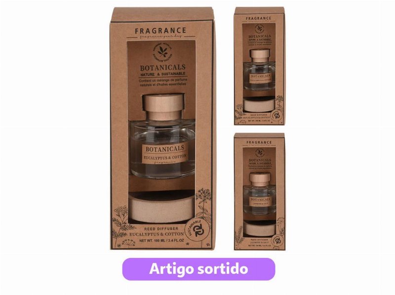 Conjunto Difusor 2 Fragrancias 100 ml Modelos Sortidos
