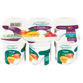 Iogurte Magro Aroma Manga E Framboesa Continente Equilíbrio 750 gr (6 Un)