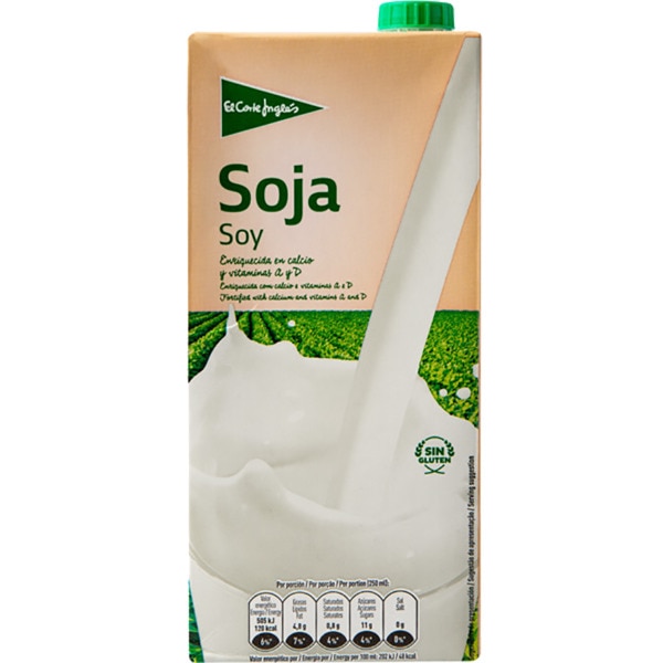 Bebida De Soja Sem Glúten 1 l