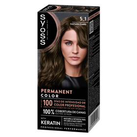 Coloração Permanente Permanent Color Castanho Claro 5.1 Syoss 1 Un
