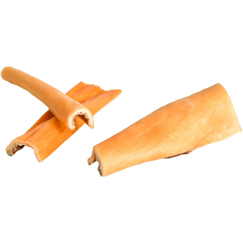 Snack Para Cão Couro Enrolado 12Cm 6 unidades