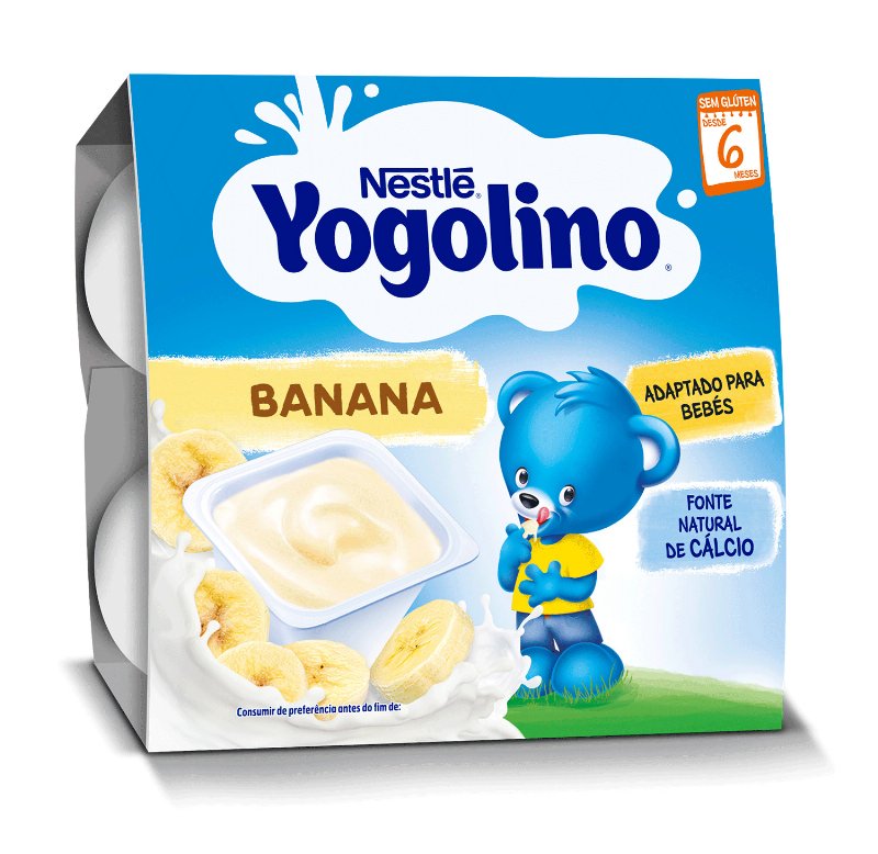 Sobremesa Láctea Nestlé Yogolino Banana 4X100 g