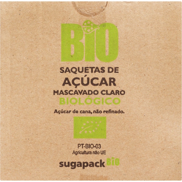 Açúcar Mascavado Claro Em Saquetas Biológico 50 X 5 g 250 g