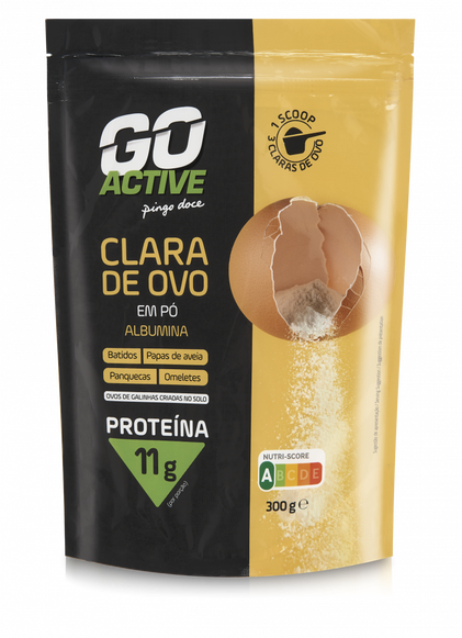 Clara De Ovo Em Pó Go Active 0.3Kg