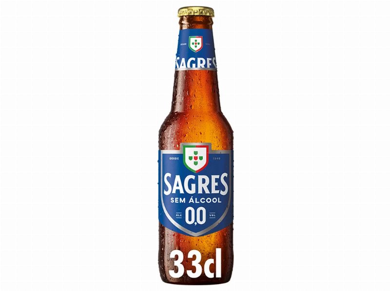 Cerveja Sagres 0.0% 0.33 l