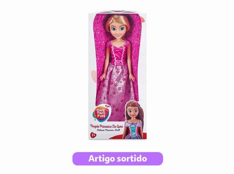 Boneca Princesa One Two Fun 49Cm Modelos Sortidos