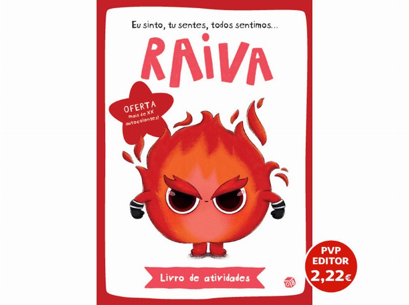 Livro Eu Sinto Raiva Com Autocolantes