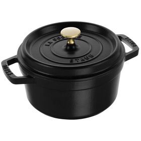 Caçarola Redondo Ferro Fundido 20Cm Preta Staub