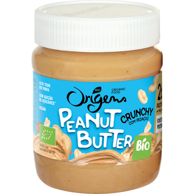 Manteiga De Amendoim Crunchy Sem Glúten Origens Bio 340 gr