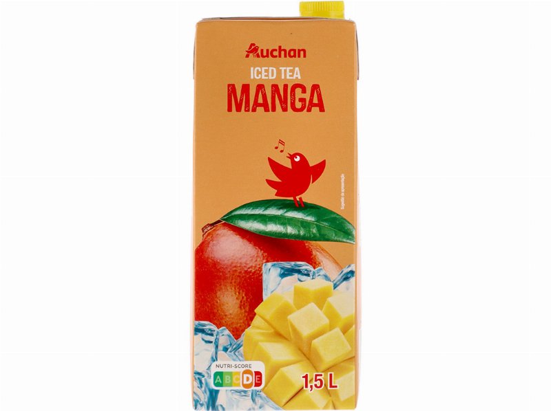 Iced Tea Auchan Manga Brick 1.5 l