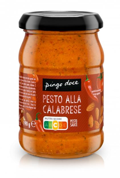 Molho Pesto Alla Calabrese Pingo Doce 0.19Kg