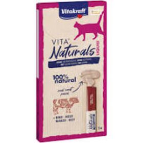 Snack Para Gato Liquid Naturals Vaca Vitakraft 5 X 15 g