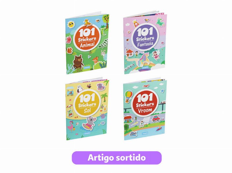 Livro 101 Stickers Europrice Modelos Sortidos