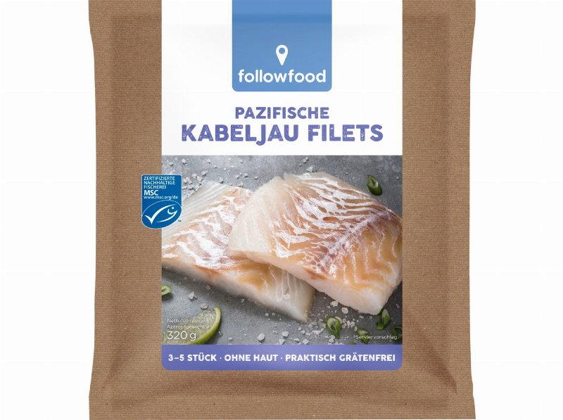 Filetes Bacalhau Followfood Bio 3-5 Unid 320 g
