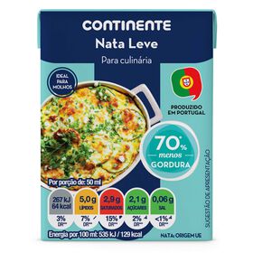 Natas Para Culinária Leve Continente 200 ml