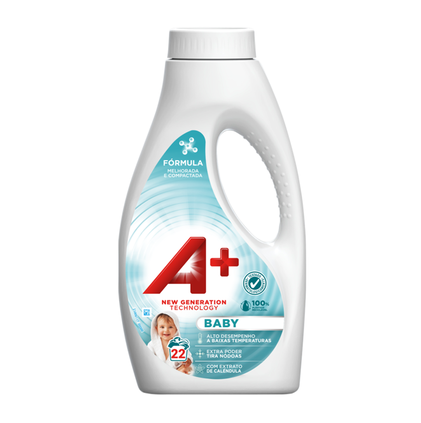 Detergente Máquina Roupa Líquido Baby A+ 22Dos