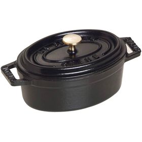 Caçarola Oval Ferro Fundido 11Cm Preta Staub