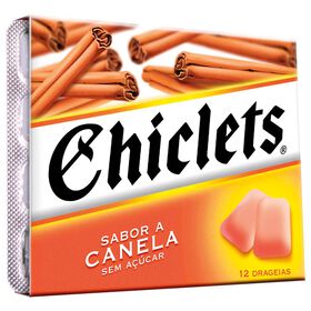 Pastilhas Elásticas De Canela Chiclets 16,5 gr