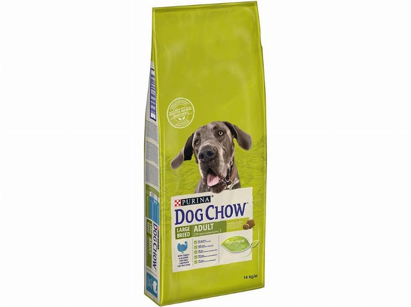 Ração Para Cão Dog Chow Raça Grande Com Peru 14 kg