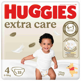 Fraldas Extra Care 8-16 kg T4 Huggies 33 Un