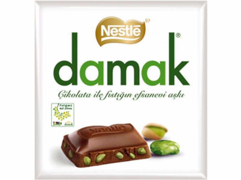 Tablete Chocolate Leite Nestlé Damak Pistácio 60 g