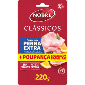 Fiambre Da Perna Extra Fatiado Nobre 220 gr