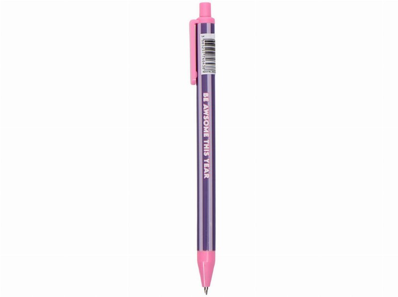 Caneta Retrátil Auchan Tinta Preta Vintage Palette