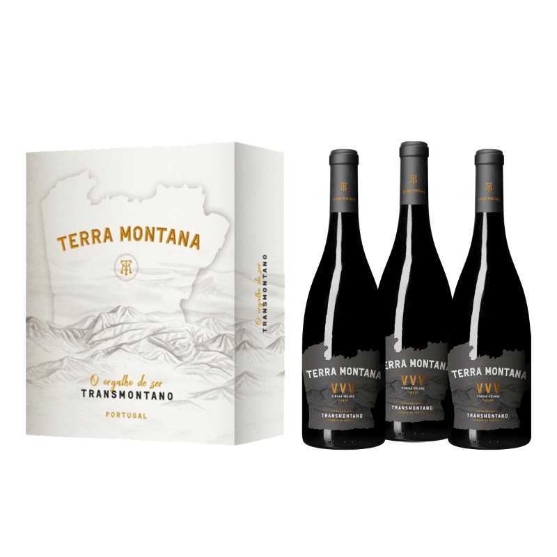 Vinho Tinto De Trás-Os-Montes Pack 3 Unidades 75 cl