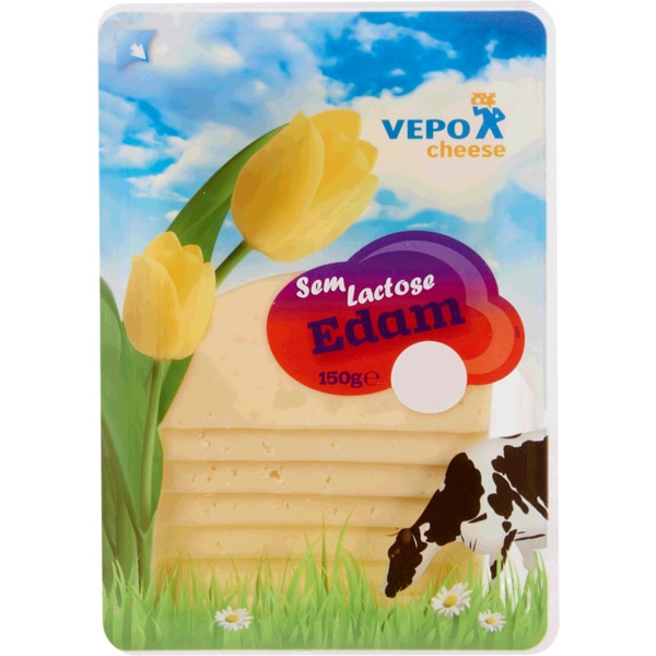 Queijo Edam Em Fatias Sem Lactose 150 g