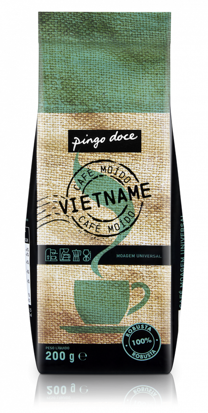 Café Moído Moagem Universal Vietname Pingo Doce 0.2Kg
