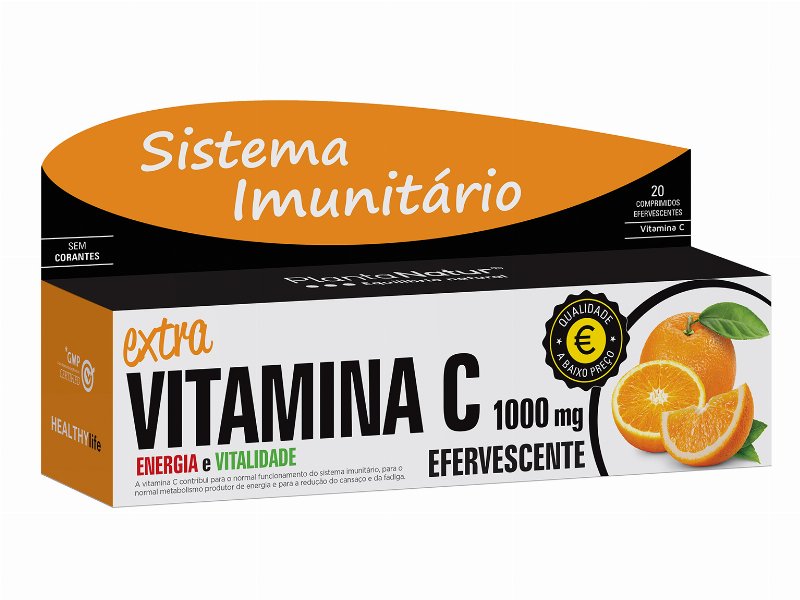 Suplemento Plantanatur Extra Vitamina C Efeverscente 20 Comp