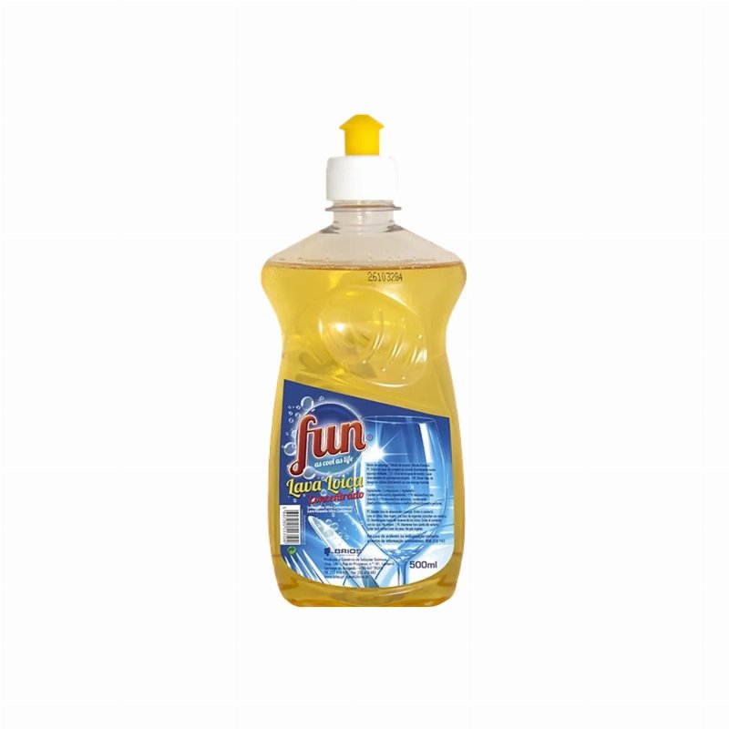 Fun Detergente Loiça Manual Concentrado Limão 500 ml
